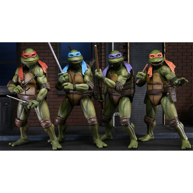 اکشن فیگور نکا مدل لاکپشت های نینجا طرح Turtle Ninja مجموعه 4 عددی