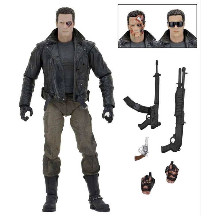 اکشن فیگور نکا مدل ترمیناتور طرح Terminator Ultimate Police Station T-800