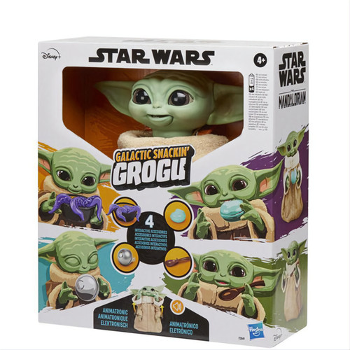 ربات بیبی یودا هاسبرو Star Wars همراه با 4 اکسسوری و 40 حرکت