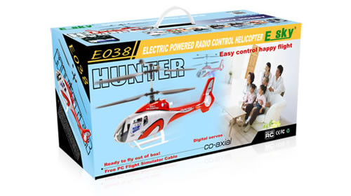 هلی کوپتر کنترلی 4 کانال Esky Hunter Co Axial Helicopter