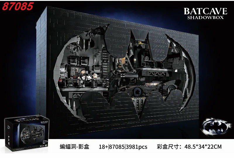 لگو غار بتمن 3981 قطعه مدل Batcave shadow box