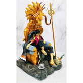 اکشن فیگور انیمه لوفی وان پیس با تخت پادشاهی