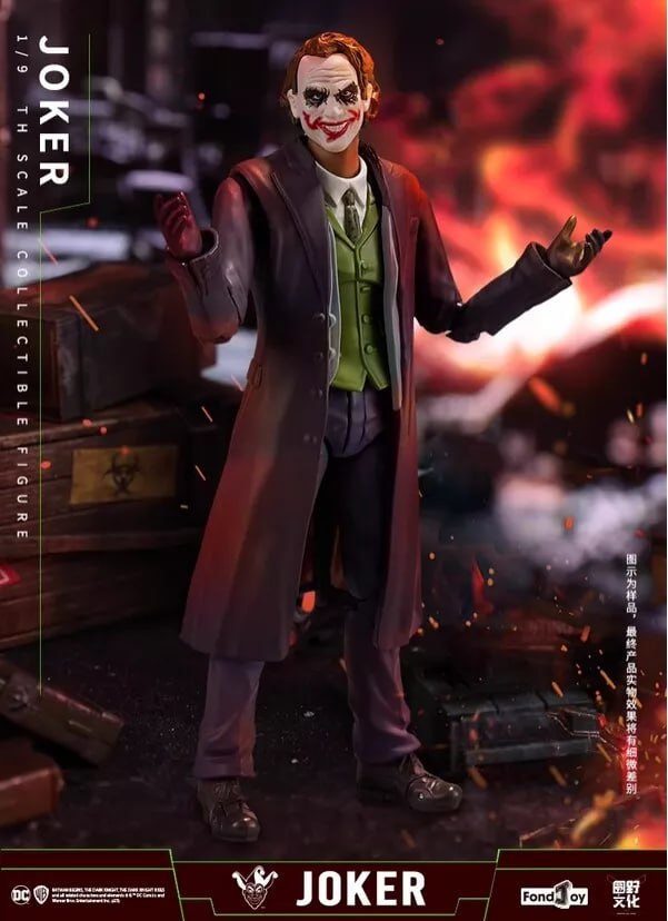 اکشن فیگور جوکر هیث لجر DC fond joy joker action figure