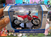 ماکت موتورسیکلت فلزی Honda CRF450R 1/18