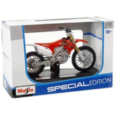 ماکت موتورسیکلت فلزی Honda CRF450R 1/18