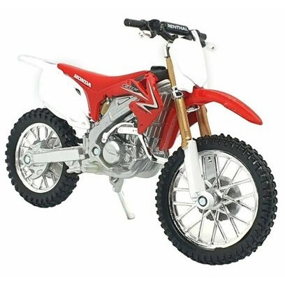 ماکت موتورسیکلت فلزی Honda CRF450R 1/18
