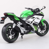 ماکت فلزی موتور کاوازاکی نینجا برند اتومکس مقیاس 1:12 ابی و سبز