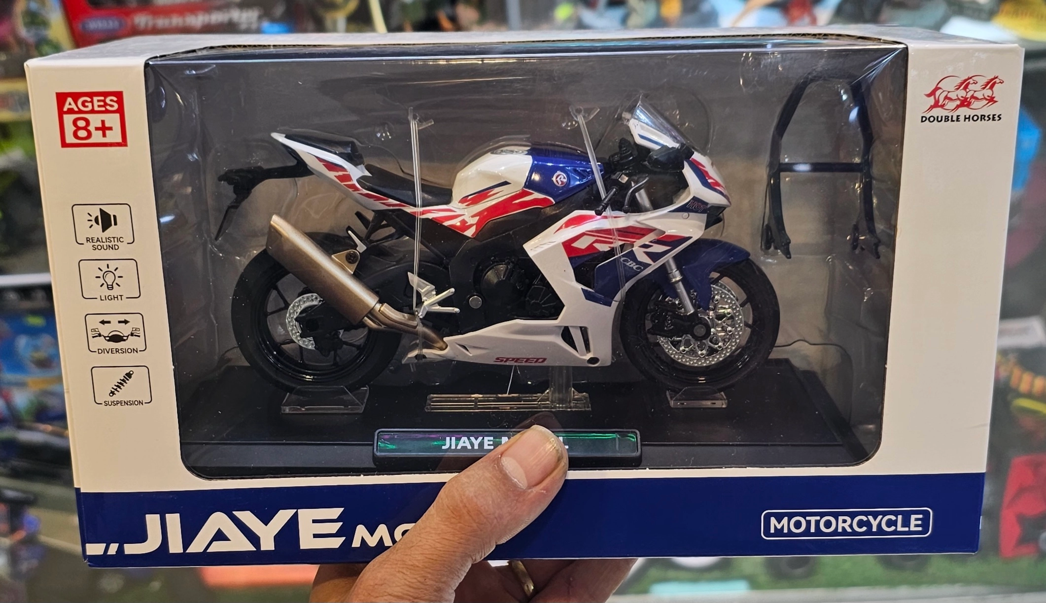 ماکت موتور HONDA CBR1000 FIREBLADE SP 1/12