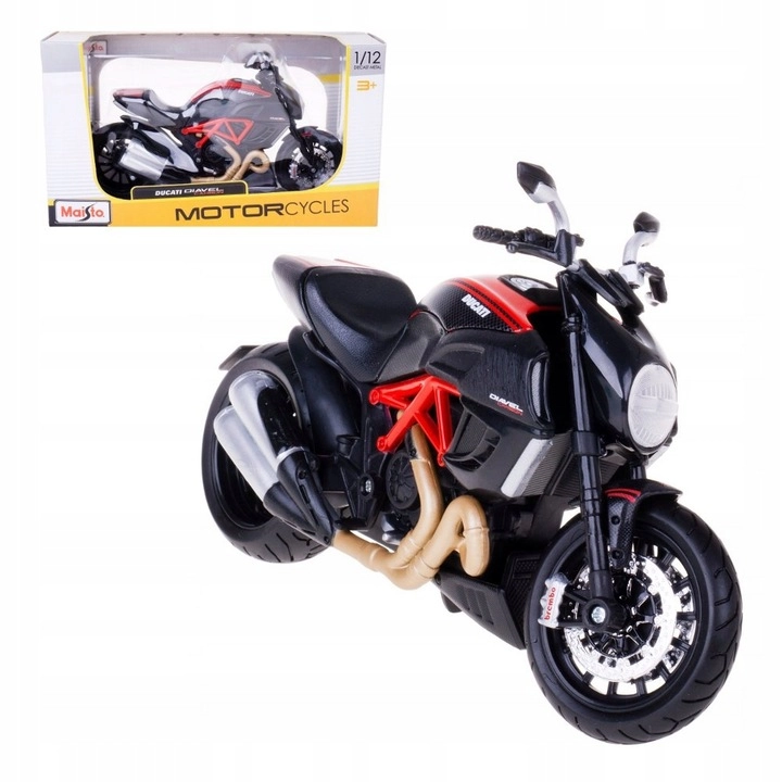 ماکت موتور 1:12 مایستو دوکاتی دیاول کربن Ducati Diavel Carbon