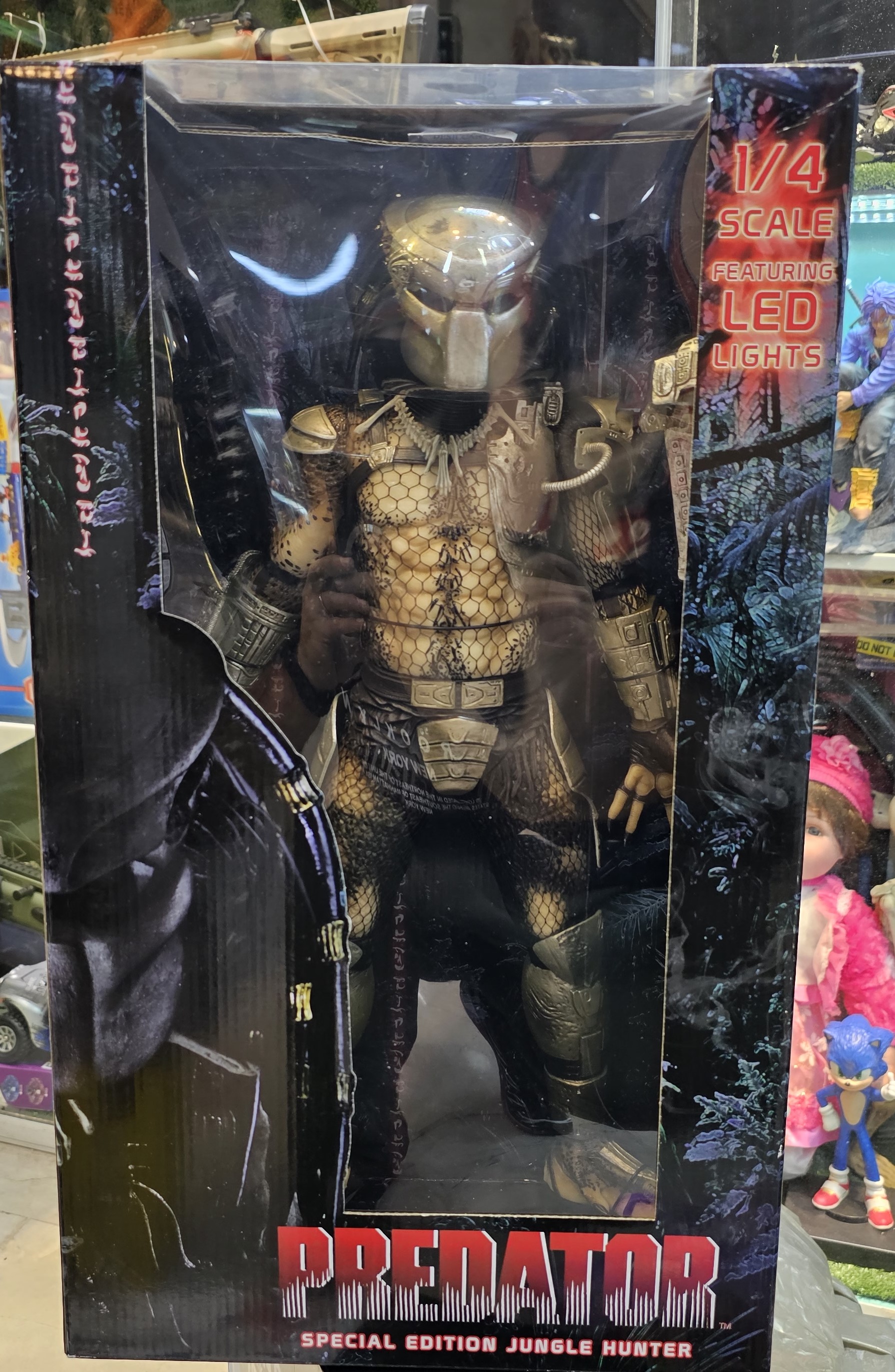 اکشن فیگور پریدیتور غارتگر مدل Special Editions Predator Jungle Hunter نکا 50 سانت LED LIGHTS