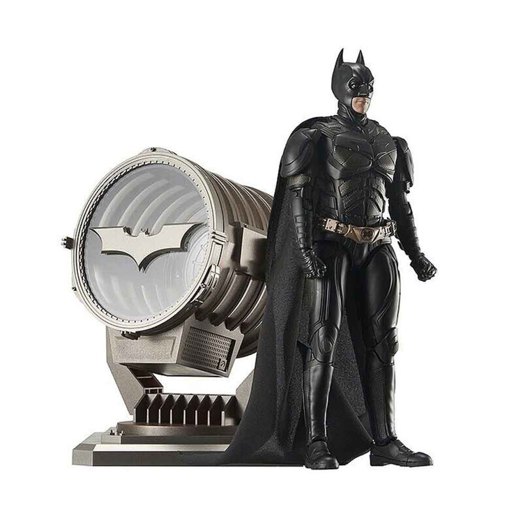 اکشن فیگور بتمن شخصیت کریستین بیل پک 3 عددی همراه پرژکتور و کیت پایه DC batman action figure
