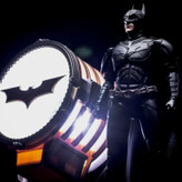 اکشن فیگور بتمن شخصیت کریستین بیل پک 3 عددی همراه پرژکتور و کیت پایه DC batman action figure