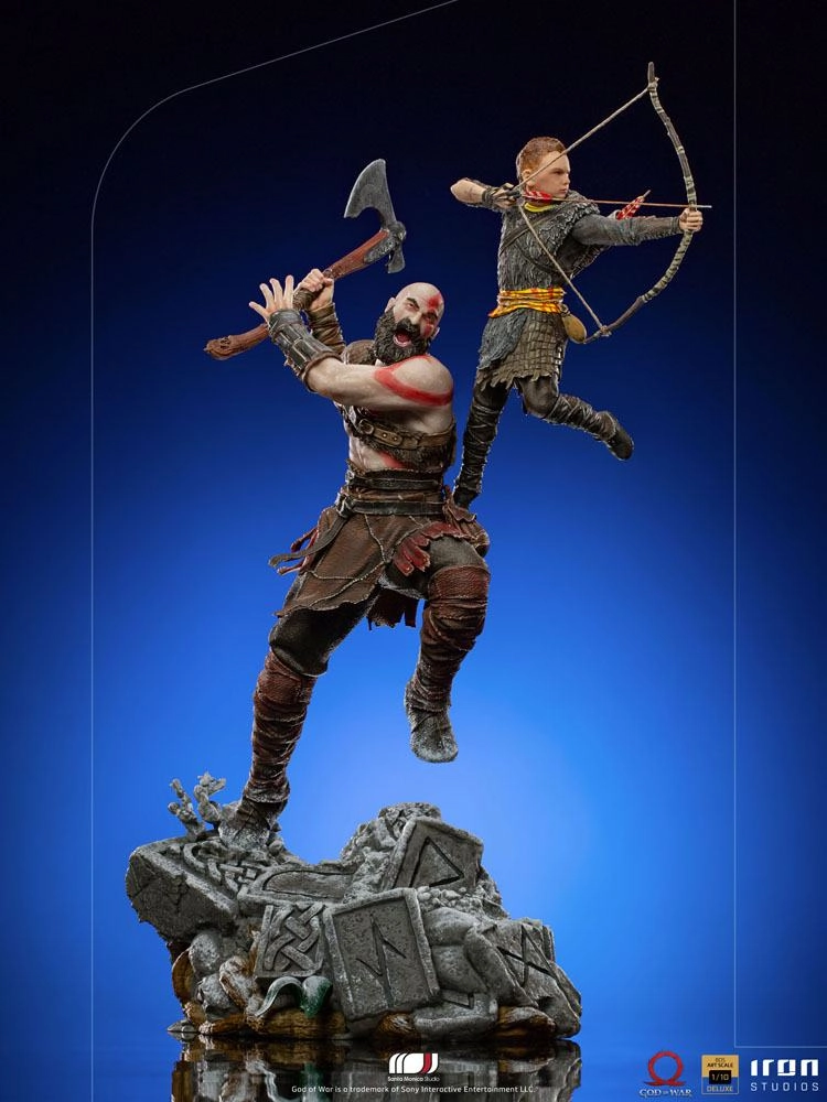 فیگور کریتوس و آتریوس گاد آف وار  Kratos & Atreus God Of War برند Iron Studios