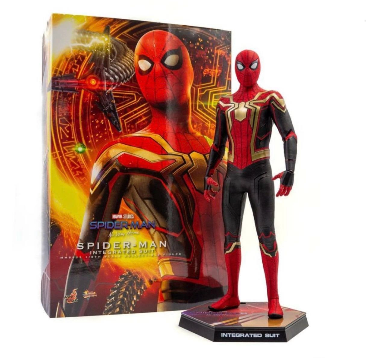 فیگور اسپایدرمن هات تویز 30 سانت مدل No Way Home Integrated Suit Hot Toys