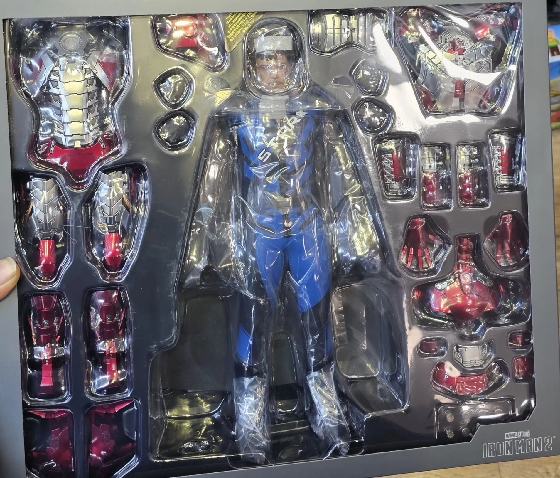 فیگور آیرون من 2 هات تویز تونی استارک 30 سانت مدل IRON MAN 2 Hot Toys