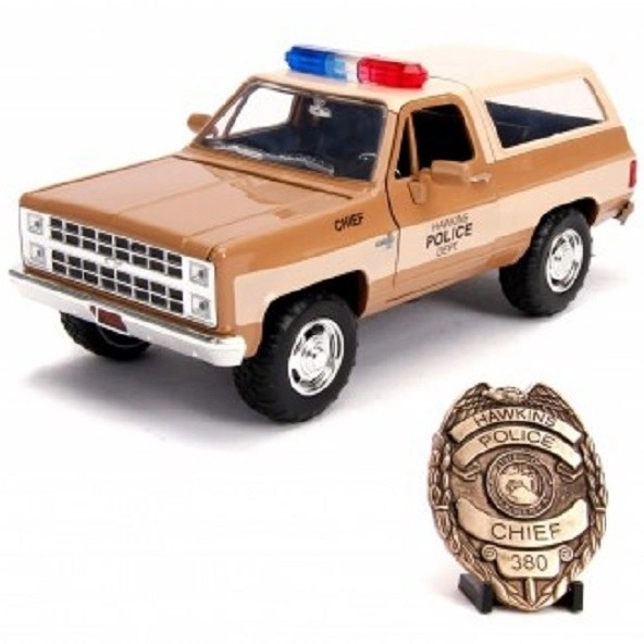 ماکت ماشین شورلت بلیزر جادا 1/24 Hoppers Chevy Blazer With Police Badge