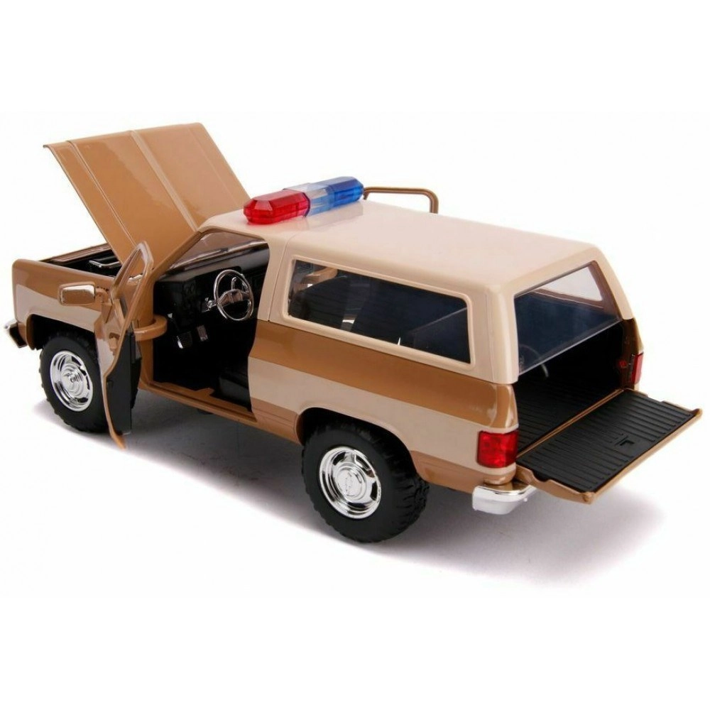 ماکت ماشین شورلت بلیزر جادا 1/24 Hoppers Chevy Blazer With Police Badge