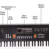 پیانو ارگ موزیکال 61 کلید برند بیگفان مدل 630A2
