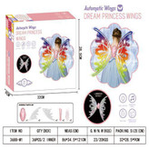 بال فرشته مدل چراغ دار موزیکال باطریخور جعبه بزرگ