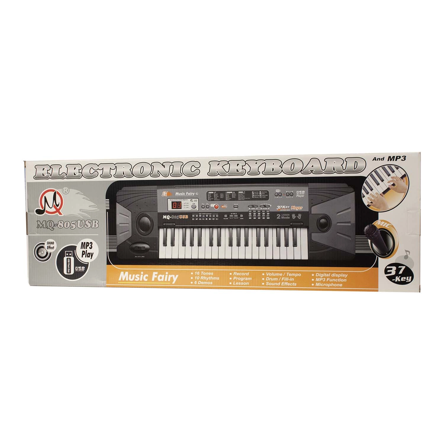 اسباب بازی ارگ آموزشی 37 کلید مدل ام کیو MQ-805USB