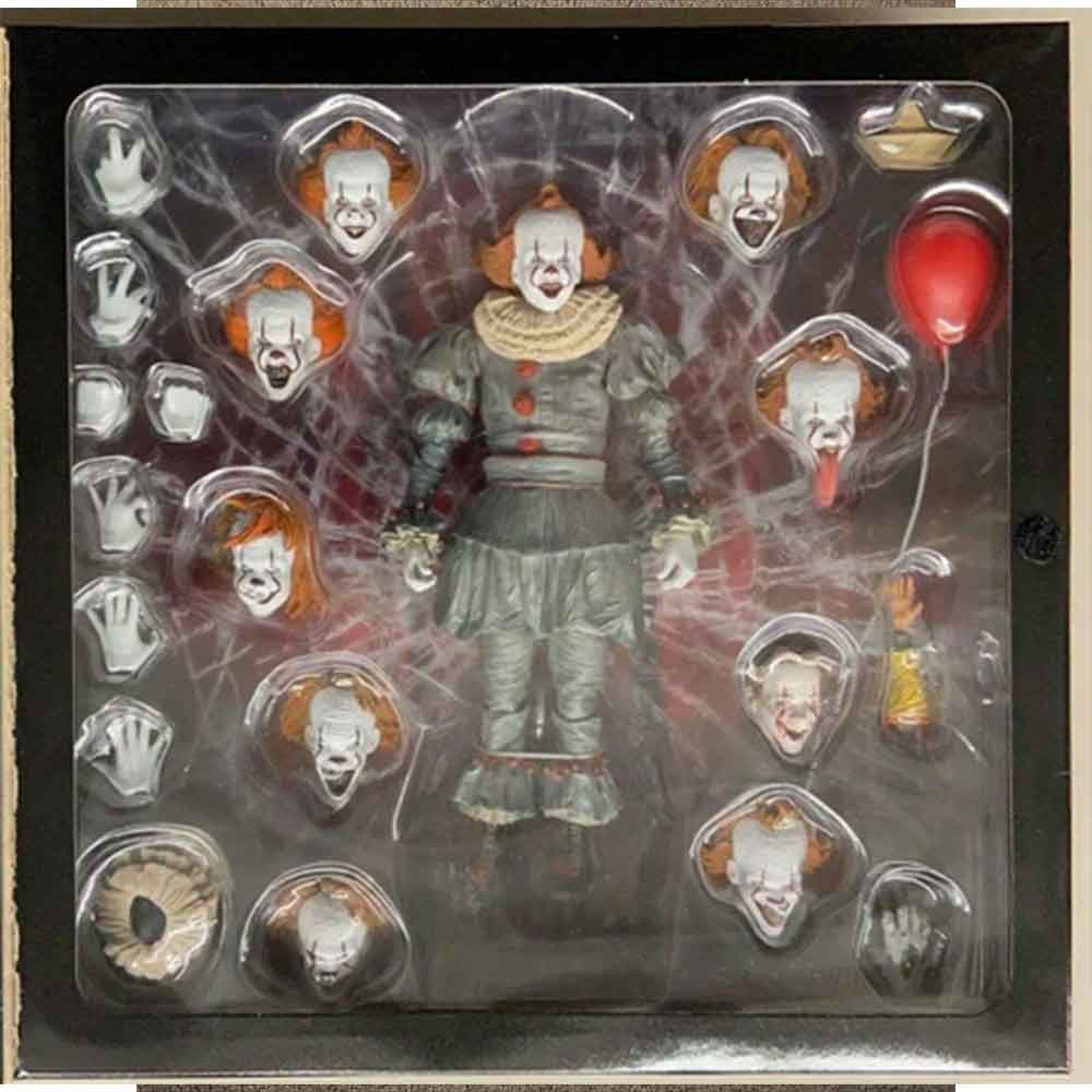 اکشن فیگور پنی وایز ایت مدل The many faces of pennywise 2019 Neca برند نکا