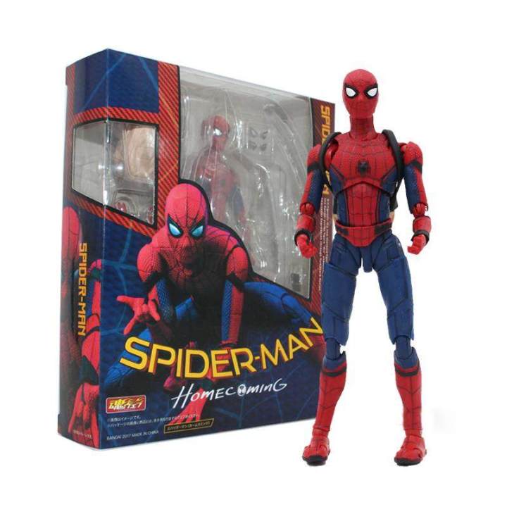 اکشن فیگور اسپایدرمن مدل Spiderman Homecoming Mafex برند مافکس