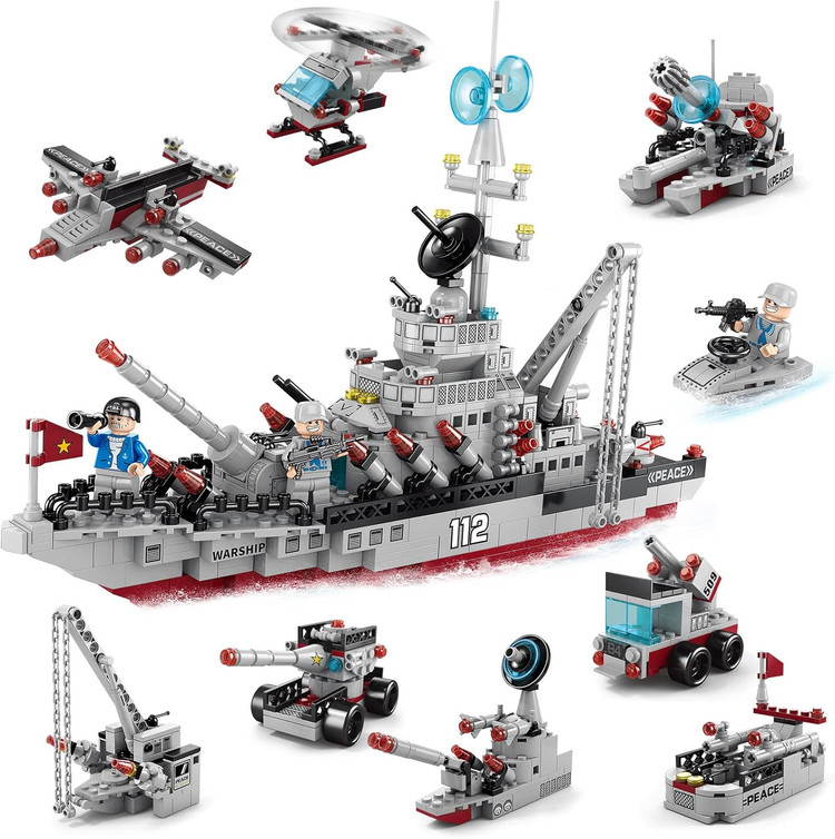 لگو ناو جنگی 554 قطعه مدل 8889