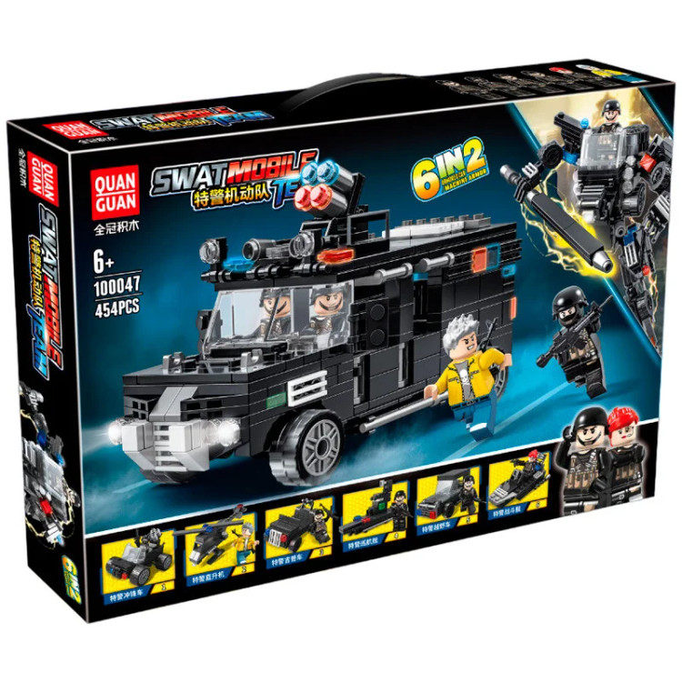 لگو ماشین پلیس 454 قطعه مدل 100047