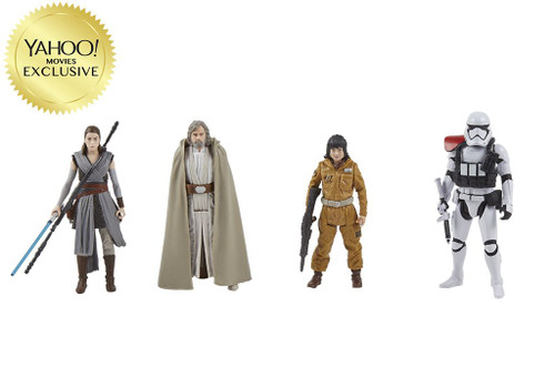 اکشن فیگور جنگ ستارگان استاروارز مجموعه 4 عددی هاسبرو مدل Force Link