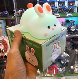 چراغ خواب سیلیکونی سنسوری 5 حالته خرگوش خوابیده 120