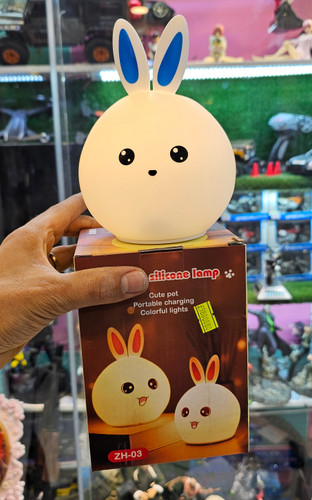 چراغ خواب سیلیکونی سنسوری 5 حالته خرگوش 121