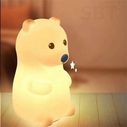 چراغ خواب سیلیکونی سنسوری 5 حالته پاندا 123