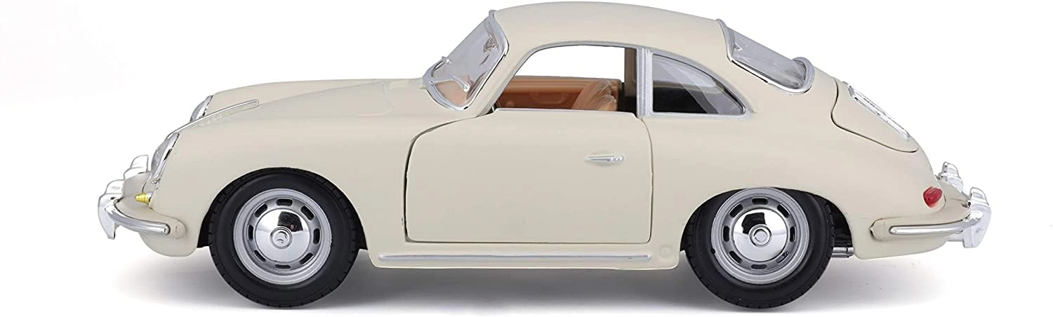 ماکت ماشین فلزی پورشه 356 کوپه 1961 برند بوراگو Porsche 356b COUPE Burago 1/24