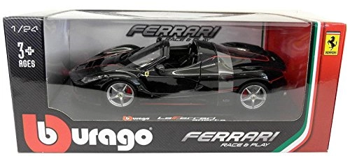 ماکت ماشین فلزی فراری مدل لافراری آپرتا برند بوراگو Ferrari LaFerrari F70 Aperta Black Burago 1/24