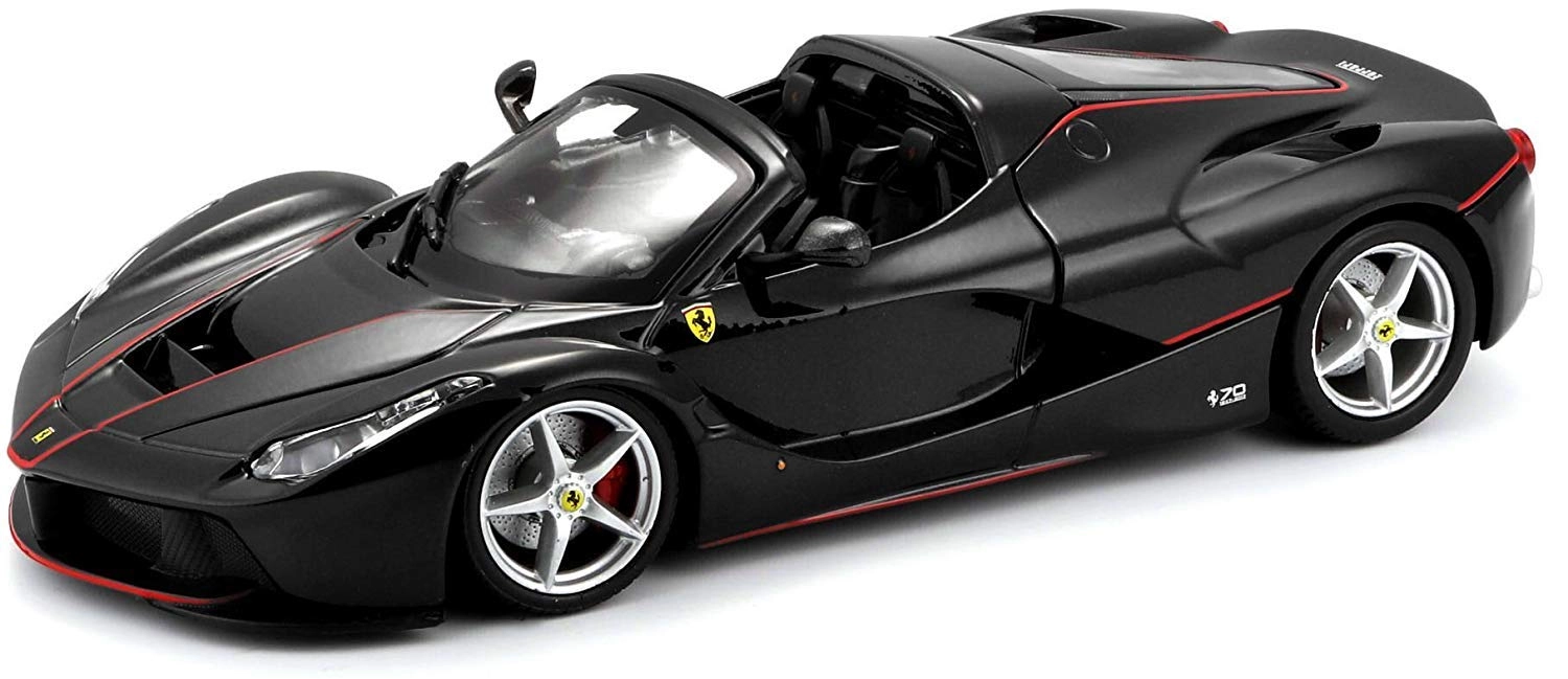 ماکت ماشین فلزی فراری مدل لافراری آپرتا برند بوراگو Ferrari LaFerrari F70 Aperta Black Burago 1/24