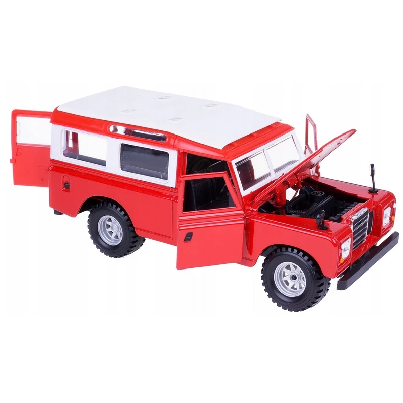 ماکت ماشین فلزی لندرور برند بوراگو LAND ROVER SERIES II Burago 1/24