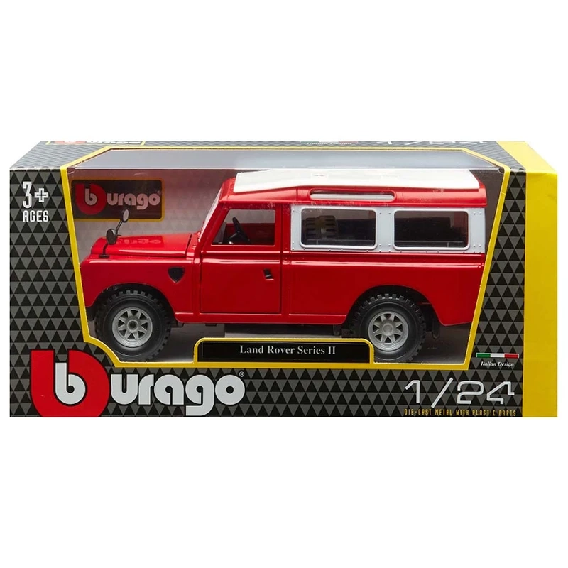 ماکت ماشین فلزی لندرور برند بوراگو LAND ROVER SERIES II Burago 1/24