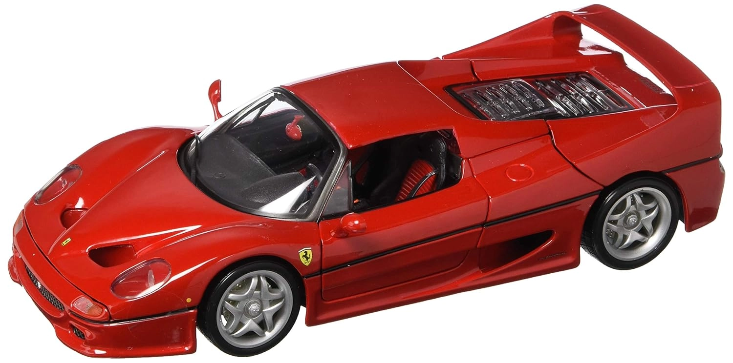 ماکت ماشین فلزی فراری اف 50 برند بوراگو Ferrari F50 Burago 1/24