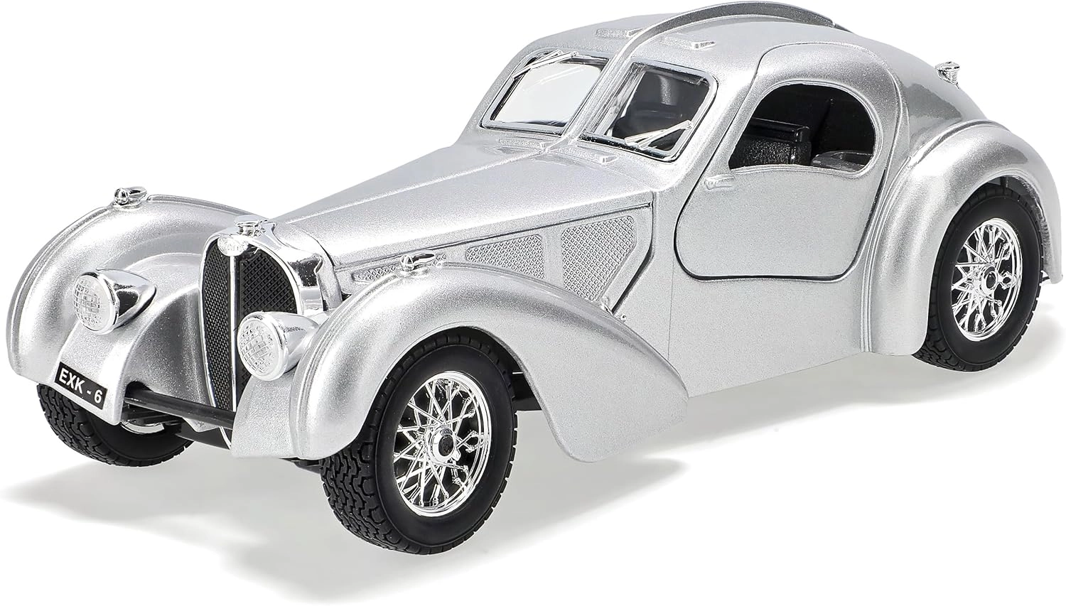 ماکت ماشین فلزی بوگاتی آتلانتیک 1936 برند بوراگو Bugatti Atlantic 1936 Burago 1/24