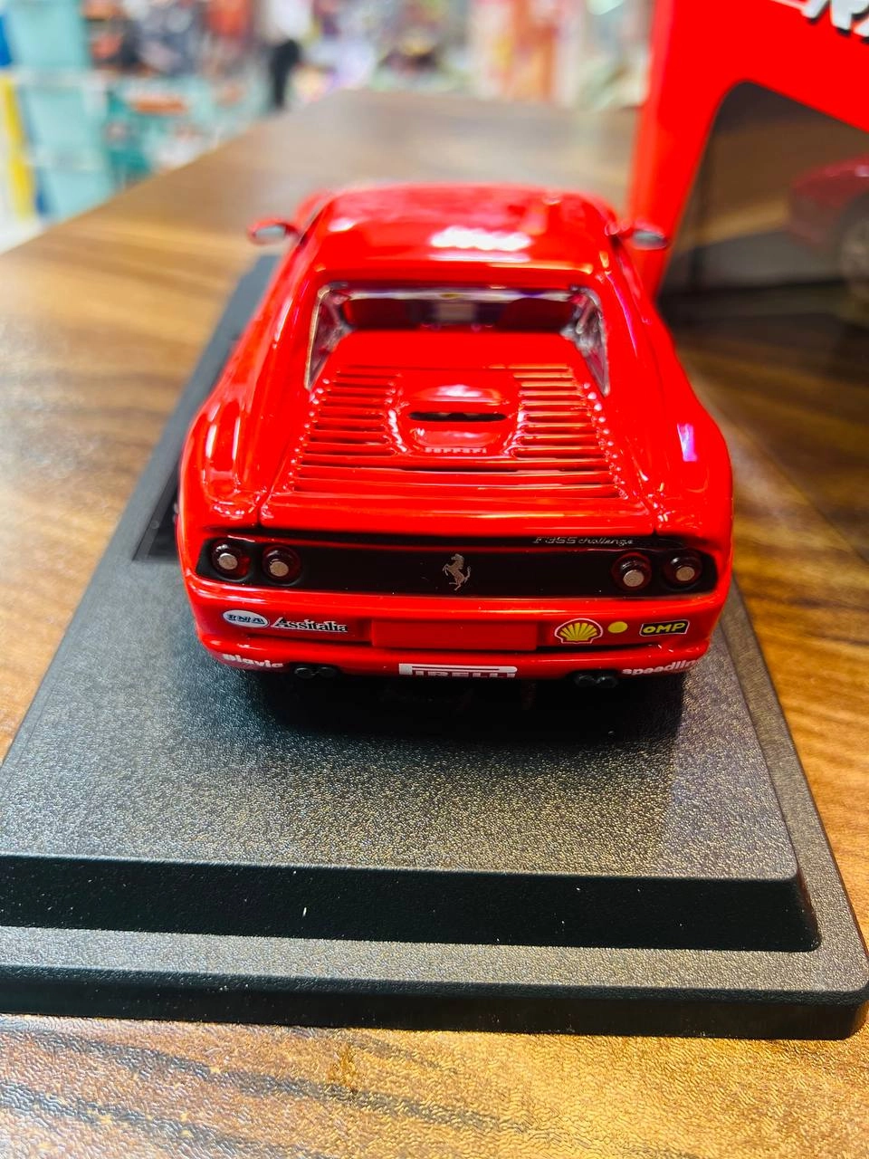 ماکت ماشین فلزی فراری اف 355 چلنج برند بوراگو Ferrari F355 Challenge Red Burago 1/24