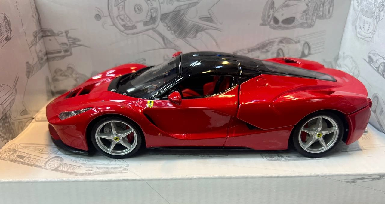 ماکت ماشین فلزی فراری مدل لافراری برند بوراگو Ferrari LaFerrari Multi Color Burago 1/24