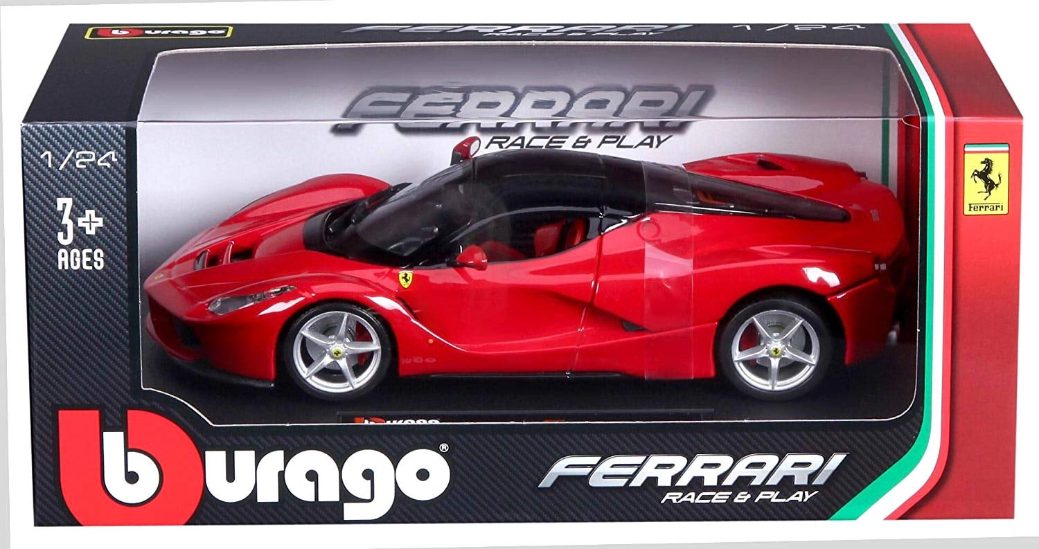 ماکت ماشین فلزی فراری مدل لافراری برند بوراگو Ferrari LaFerrari Multi Color Burago 1/24