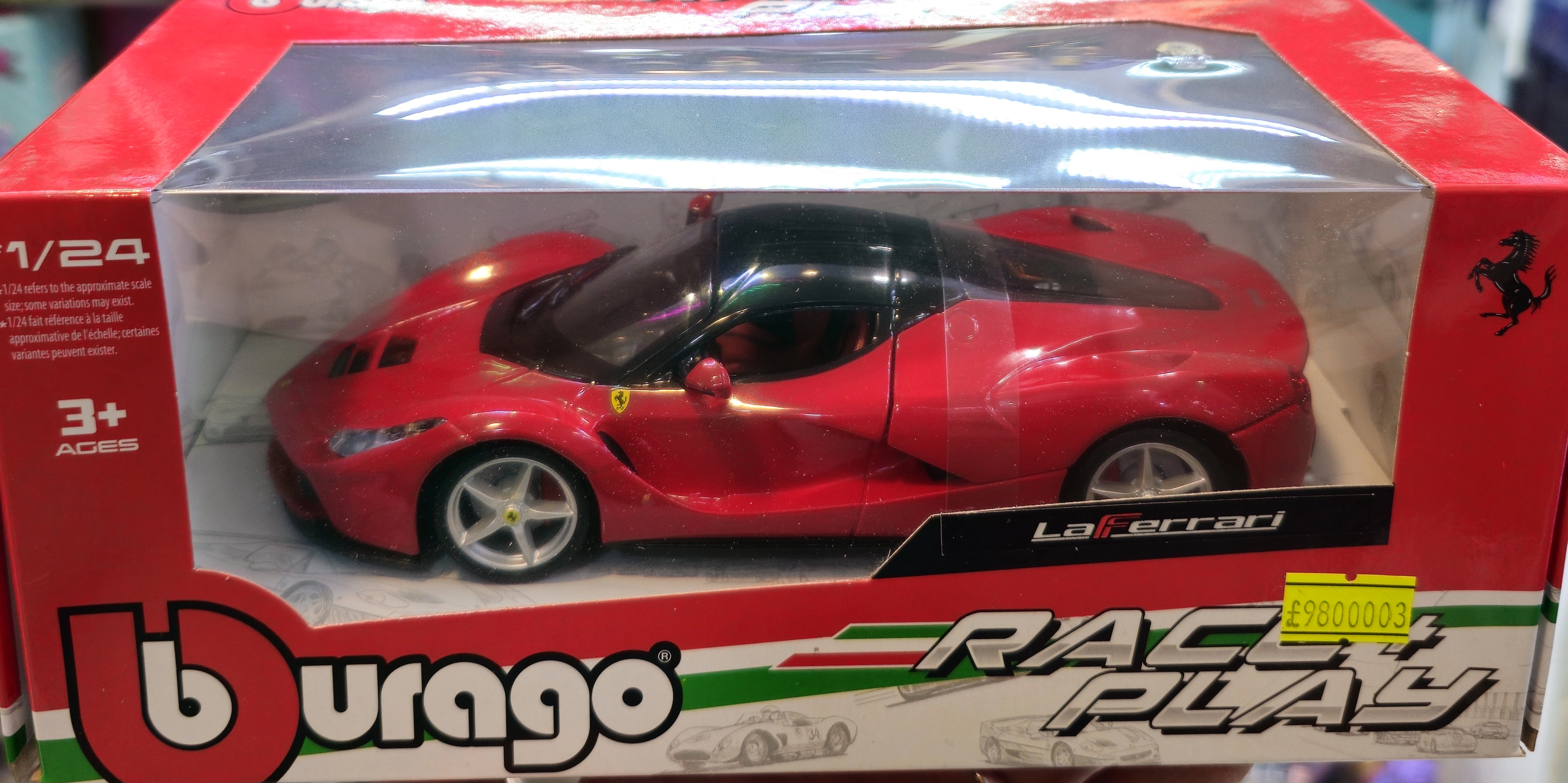 ماکت ماشین فلزی فراری مدل لافراری برند بوراگو Ferrari LaFerrari Multi Color Burago 1/24