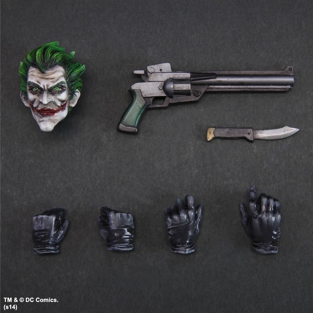 اکشن فیگور جوکر مدل آرخام اوریجینز برند پلی آرتز Joker Arkham origins play arts