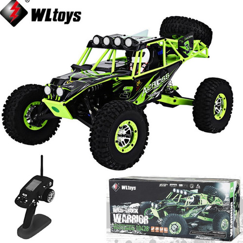 ماشین کنترلی براشلس آفرود 45 کیلومتر 2 دنده سبک و سنگین مدل Wltoys 10428
