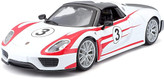 ماکت ماشین فلزی پورشه مدل 911 اسپایدر برند بوراگو Porsche 918 Spyder Weiss Martini 1/24