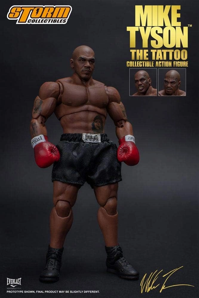 اکشن فیگور مایک تایسون مدل فاینال راند Tattoo Collectible برند استورم Mike Tyson Storm