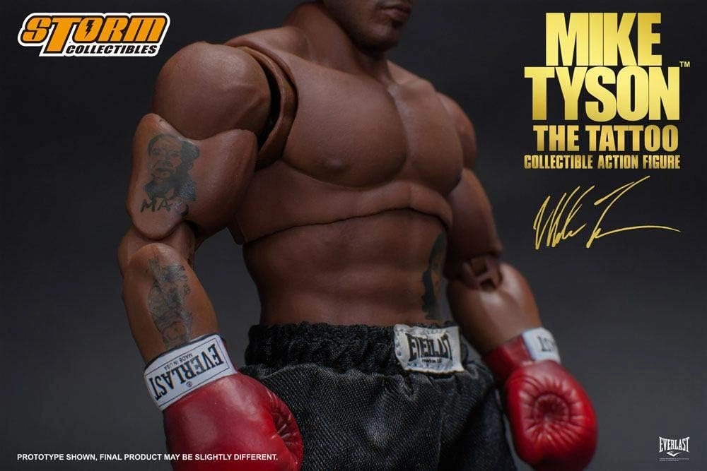 اکشن فیگور مایک تایسون مدل فاینال راند Tattoo Collectible برند استورم Mike Tyson Storm