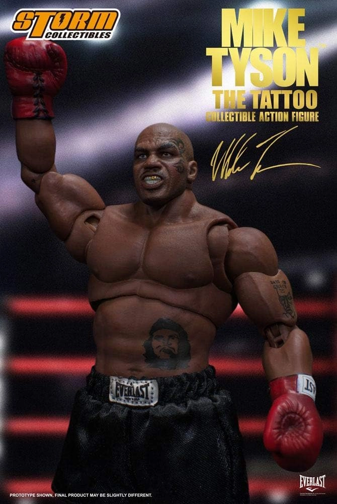 اکشن فیگور مایک تایسون مدل فاینال راند Tattoo Collectible برند استورم Mike Tyson Storm