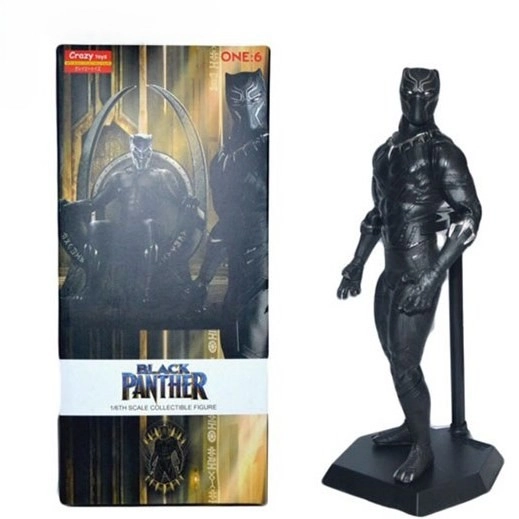 اکشن فیگور پلنگ سیاه بلک پنتر 30 سانت کریزی تویز Black Panther Crazy Toys